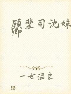 顾裴司沈姝苏念卿