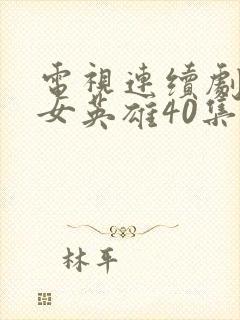 电视连续剧地道女英雄40集