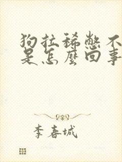 狗拉稀憋不住尿是怎么回事