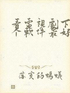 看电视剧下载哪个软件最好免费苹果