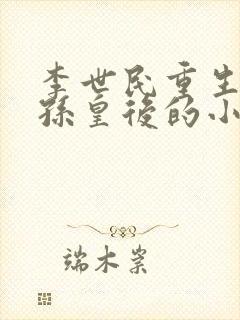 李世民重生宠长孙皇后的小说