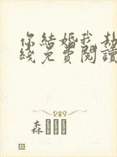 你结婚我劫婚在线免费阅读