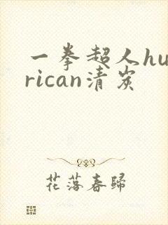 一拳超人hurrican清炭