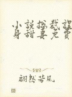 小说总裁误宠替身甜妻免费阅读