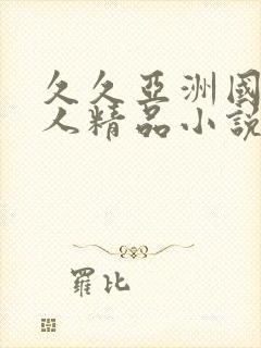 久久亚洲国产成人精品小说