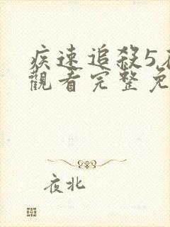 疾速追杀5在线观看完整免费