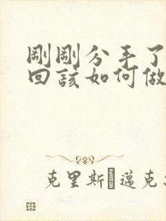 刚刚分手了想挽回该如何做