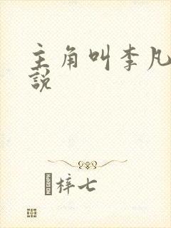 主角叫李凡的小说