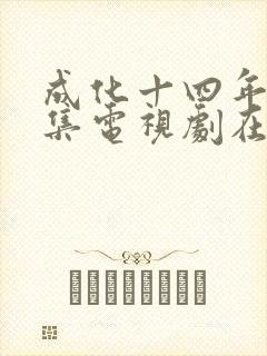 成化十四年第9集电视剧在线观看