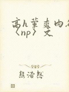 高h荤爽肉欲文〈np〉文