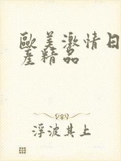 欧美激情日韩国产精品