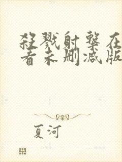 杀戮射击在线观看未删减版免费