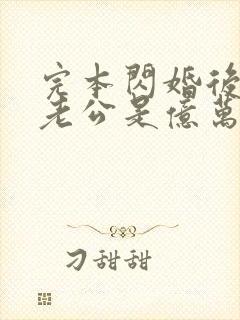 完本闪婚后发现老公是亿万富豪