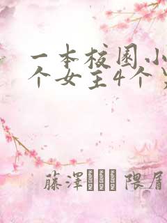 一本校园小说4个女主4个男主