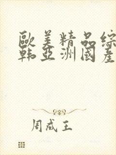 欧美精品综合日韩亚洲国产