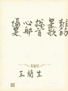 伤心总是难免的是哪首歌的歌词