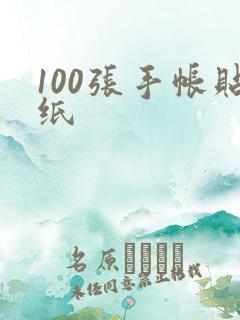 100张手帐贴纸