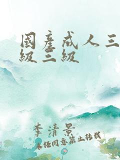 国产成人三级三级三级