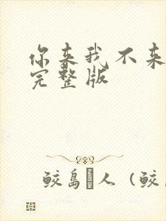 你来我不来原唱完整版