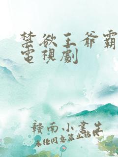 禁欲王爷霸道宠电视剧