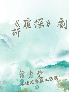 《窥探》剧情解析