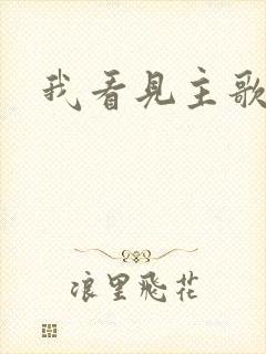 我看见主歌谱