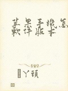 苹果手机怎么看软件版本