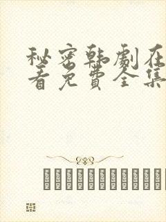 秘密韩剧在线观看免费全集电视剧高清