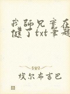我师兄实在太稳健了txt笔趣