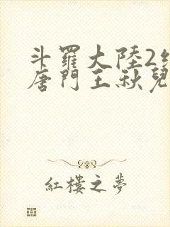 斗罗大陆2绝世唐门王秋儿的身份