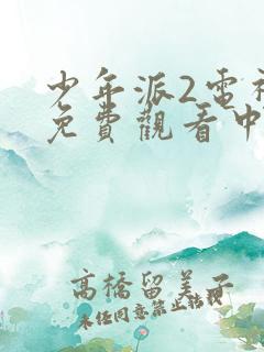 少年派2电视剧免费观看中文版