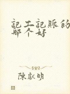 记工记账的软件哪个好