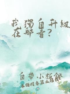 我独自升级漫画在哪看?