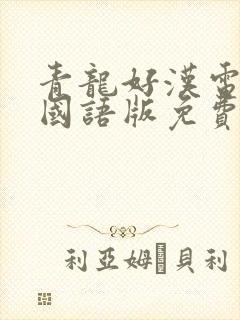 青龙好汉电视剧国语版免费观看