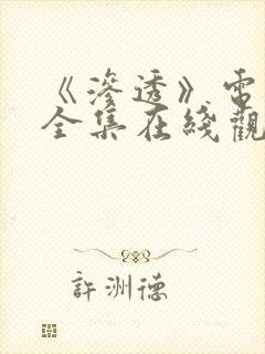 《渗透》电视剧全集在线观看免费