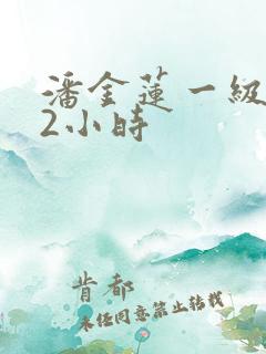 潘金莲一级淫片2小时