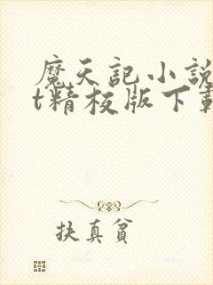 魔天记小说txt精校版下载