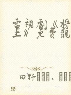 电视剧《将军在上》免费观看
