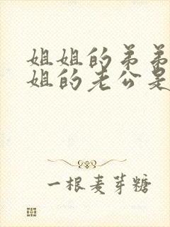 姐姐的弟弟和姐姐的老公是什么关系