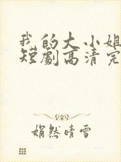 我的大小姐老婆短剧高清完整版