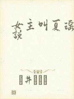 女主叫夏瑶的小说
