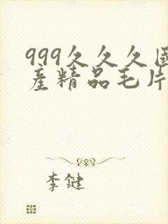 999久久久国产精品毛片