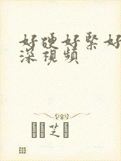 好硬好紧好爽好深视频