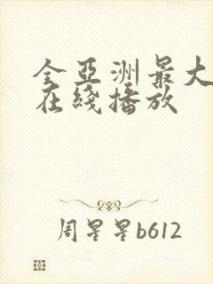 全亚洲最大av在线播放