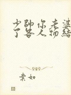 少帅你老婆又跑了各人物结局