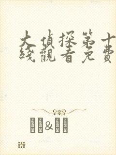 大侦探第十季在线观看免费版高清