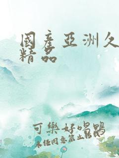 国产亚洲久久久精品