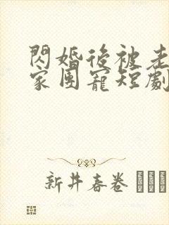 闪婚后被老公全家团宠短剧热播