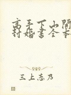 高手下山开局九封婚书全本下载