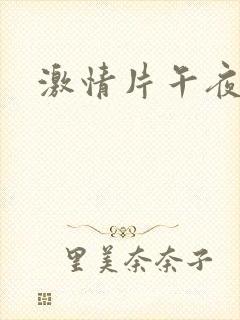 激情片午夜欧美